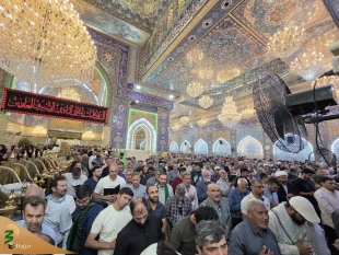 نیایش زائران کربلا در روز عرفه 10