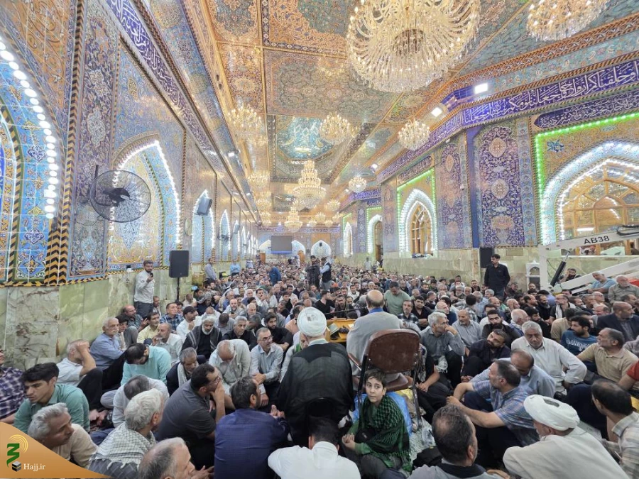 نیایش زائران کربلا در روز عرفه 12