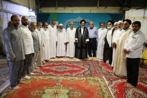 دیدار عیدانه با سرپرست حجاج ایرانی در خیمه بعثه