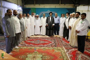 دیدار عیدانه با سرپرست حجاج ایرانی در خیمه بعثه 2