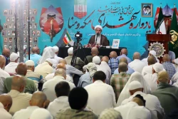 دهمین سالگرد شهادت شهدای منا در سرزمین منا برگزار شد 2