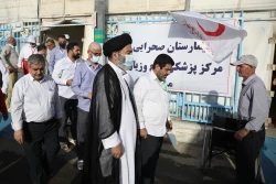بازدید سرپرست حجاج ایرانی از مرکز بهداشت و درمان مستقر در سرزمین منا 3