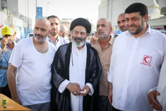 بازدید سرپرست حجاج ایرانی از مرکز بهداشت و درمان مستقر در سرزمین منا 19