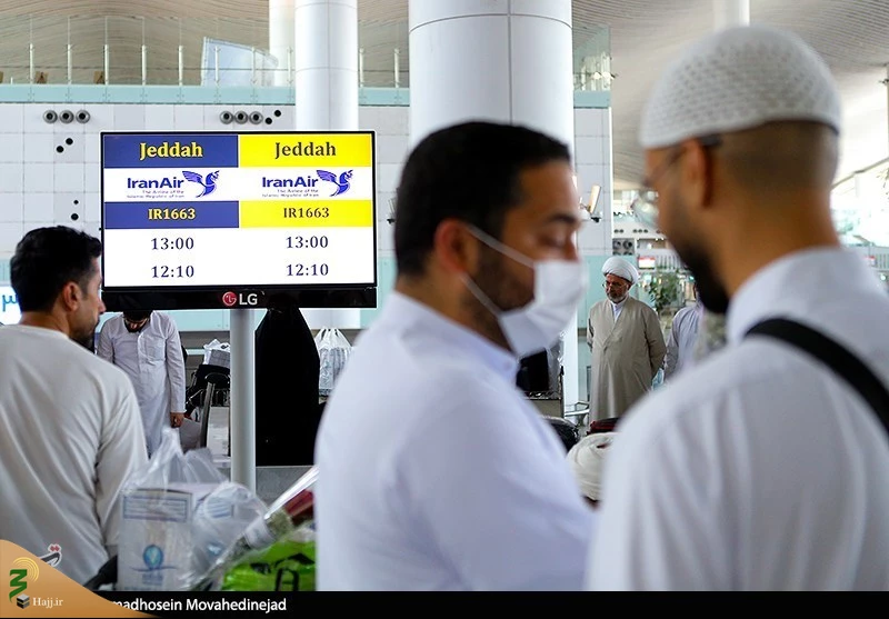 تصاویری از بازگشت اولین کاروان حاجیان ایرانی از عربستان به تهران 11