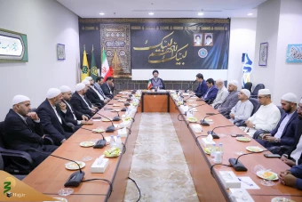 دیدار اعضای کاروان قرآنی نور با نماینده ولی‌فقیه در امور حج و زیارت 6