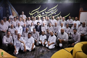  دیدار صمیمانه عوامل اجرایی کاروان بعثه و سازمان حج با نماینده ولی‌فقیه در امور حج 2