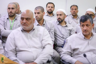 دیدار صمیمانه عوامل اجرایی کاروان بعثه و سازمان حج با نماینده ولی‌فقیه در امور حج 4