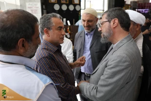 گفتگوی صمیمی سرپرست حجاج ایرانی با حاجیان در هتل منار توحید/ پاسخ به سوالات و تقدیر از عملکرد معینه ها 10