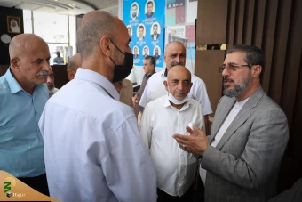 دیدار صمیمی سرپرست حجاج ایرانی با زائران کشورمان در مکه مکرمه _3 4