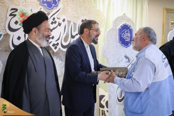 مراسم تجلیل از پیشکسوتان حج 20