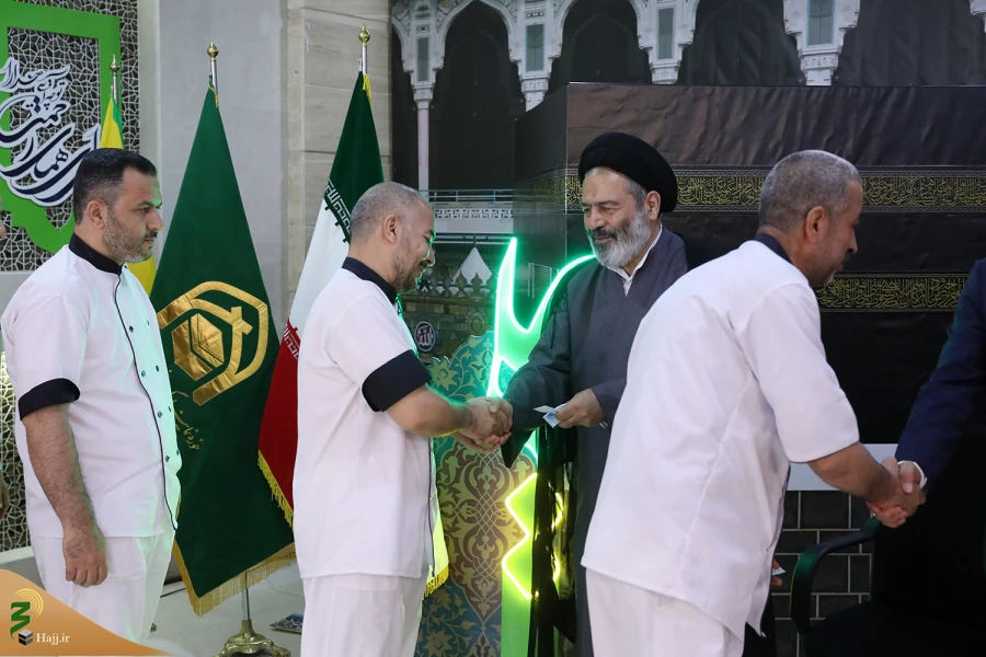 گرامیداشت عیدالله الاکبر در بعثه مقام معظم رهبری در مکه 9