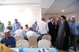 منتشر نشود/
بازدید سرپرست حجاج ایرانی از هتل «قصر العیان»/شادمانی حجاج برای زیارت عتبات 3