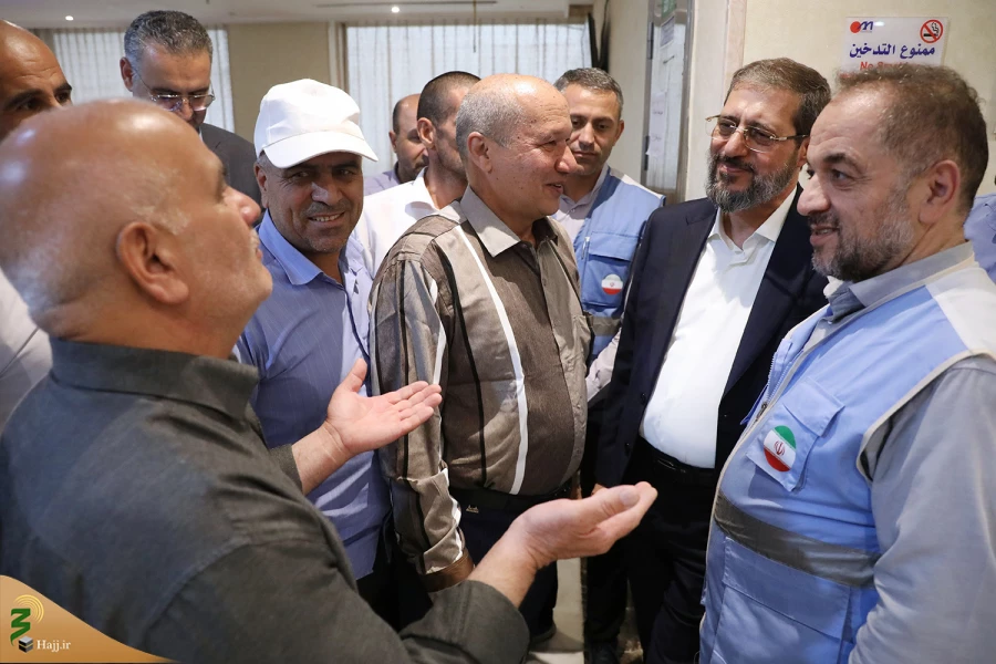 منتشر نشود/
بازدید سرپرست حجاج ایرانی از هتل «قصر العیان»/شادمانی حجاج برای زیارت عتبات 9