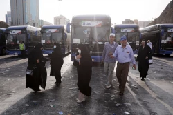 بازدید سرپرست حجاج ایرانی از ایستگاه‌های حمل‌ونقل عمومی زائران در مکه 5