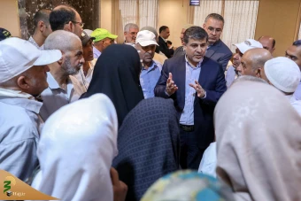 دیدار صمیمی سرپرست حجاج ایرانی با زائران کشورمان در مکه مکرمه _4 27