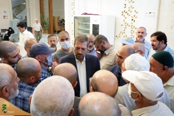 دیدار صمیمی سرپرست حجاج ایرانی با زائران کشورمان در مکه مکرمه _4 40