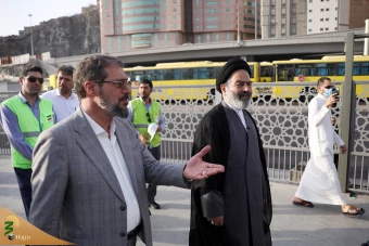 بازدید از ایستگاه‌های حمل‌ونقل عمومی زائران در مکه 3