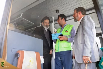 بازدید از ایستگاه‌های حمل‌ونقل عمومی زائران در مکه 18