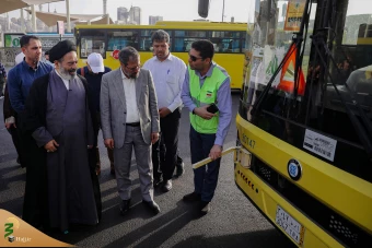 بازدید از ایستگاه‌های حمل‌ونقل عمومی زائران در مکه 23