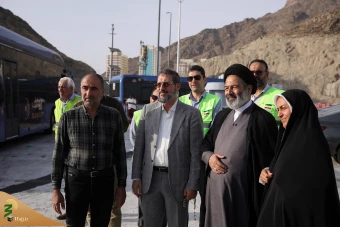 بازدید از ایستگاه‌های حمل‌ونقل عمومی زائران در مکه 9