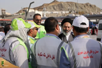 بازدید از ایستگاه‌های حمل‌ونقل عمومی زائران در مکه 24