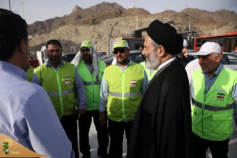 بازدید از ایستگاه‌های حمل‌ونقل عمومی زائران در مکه 10
