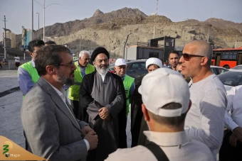 بازدید از ایستگاه‌های حمل‌ونقل عمومی زائران در مکه 13