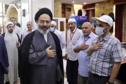 دیدار نماینده ولی‌فقیه با زائران هتل سدرةالاحسان در مکه مکرمه 3