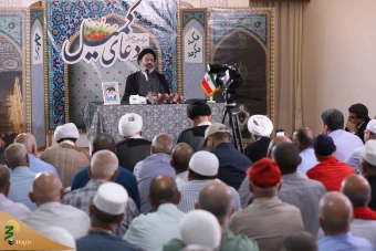  مراسم باشکوه دومین دعای کمیل پس از ایام تشریق 4