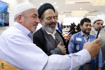 دیدار صمیمی سرپرست حجاج ایرانی با زائران کشورمان در مکه مکرمه _5 27