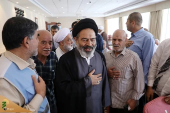دیدار صمیمی سرپرست حجاج ایرانی با زائران کشورمان در مکه مکرمه _5 9