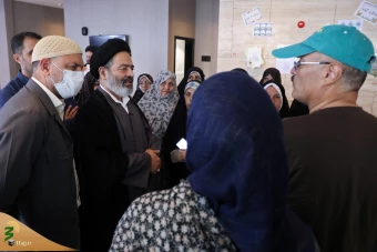 دیدار صمیمی سرپرست حجاج ایرانی با زائران کشورمان در مکه مکرمه _5 30