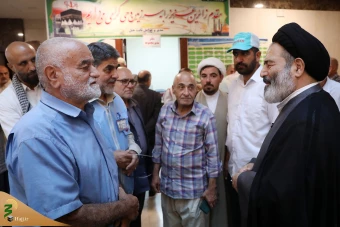 دیدار صمیمی سرپرست حجاج ایرانی با زائران کشورمان در مکه مکرمه _5 16