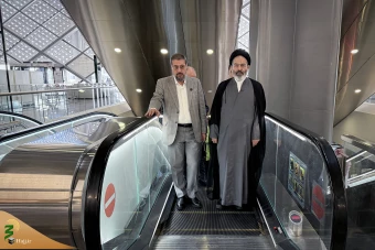 بازدید حاج آقا نواب از ایستگاه قطار مکه 11