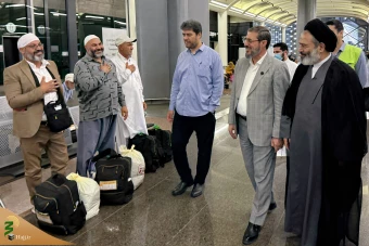 بازدید حاج آقا نواب از ایستگاه قطار مکه 10