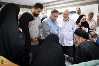 دیدار صمیمی سرپرست حجاج ایرانی با زائران کشورمان در مکه مکرمه _6 4