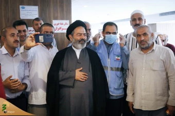 دیدار صمیمی سرپرست حجاج ایرانی با زائران کشورمان در مکه مکرمه _6 13