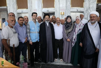 دیدار صمیمی سرپرست حجاج ایرانی با زائران کشورمان در مکه مکرمه _6 17