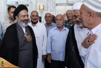 دیدار صمیمی سرپرست حجاج ایرانی با زائران کشورمان در مکه مکرمه _6 18