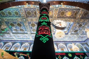 سیاه پوش شدن حرم حضرت اباعبد الله الحسین (ع) در آستانه ماه محرم+عکس 4