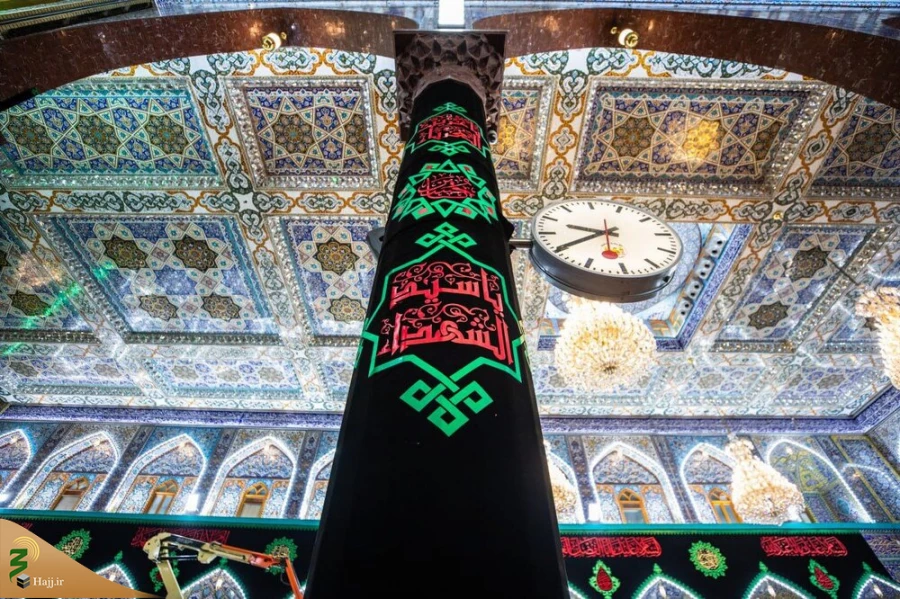 سیاه پوش شدن حرم حضرت اباعبد الله الحسین (ع) در آستانه ماه محرم+عکس 4