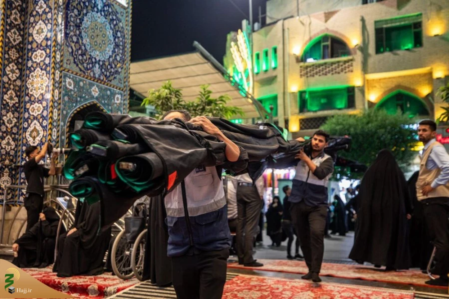 سیاه پوش شدن حرم حضرت اباعبد الله الحسین (ع) در آستانه ماه محرم+عکس 8