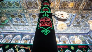 سیاه پوش شدن حرم حضرت اباعبد الله الحسین (ع) در آستانه ماه محرم+عکس 12
