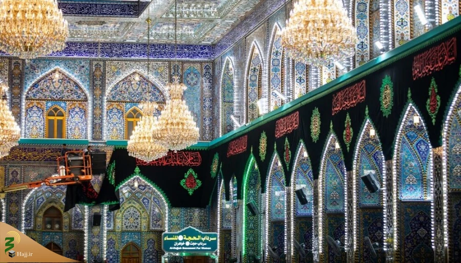 سیاه پوش شدن حرم حضرت اباعبد الله الحسین (ع) در آستانه ماه محرم+عکس 14
