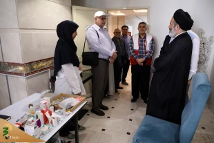 تقدیر نماینده ولی‌فقیه از فعالیت‌های  کادر درمان و مسئولان درمانگاه‌های مستقر در هتل‌ها 2