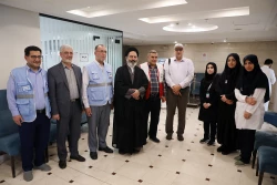 تقدیر نماینده ولی‌فقیه از فعالیت‌های  کادر درمان و مسئولان درمانگاه‌های مستقر در هتل‌ها 8
