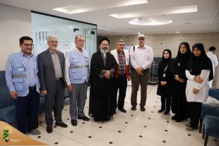 تقدیر نماینده ولی‌فقیه از فعالیت‌های  کادر درمان و مسئولان درمانگاه‌های مستقر در هتل‌ها 8