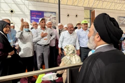 بازدید سرپرست حجاح ایرانی از فرودگاه جده و بدرقه زائران ایرانی 4