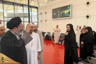 Iranian Hajj Supervisor Visits Jeddah Airport and Sees Off Iranian Pilgrims 2