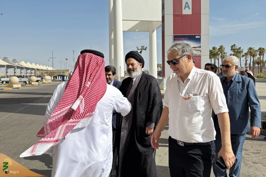 بازدید سرپرست حجاح ایرانی از فرودگاه جده و بدرقه زائران ایرانی 3
